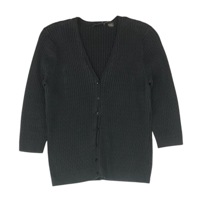 Black Cardigan Sweater