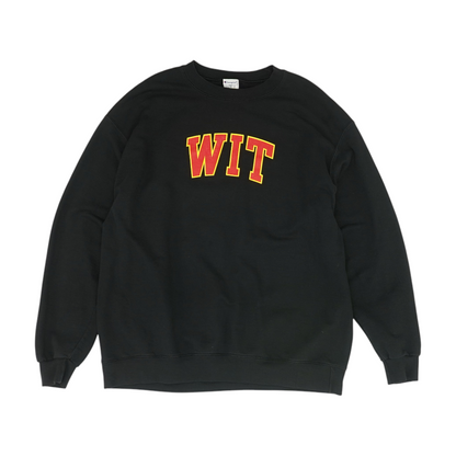 Navy Solid Sweatshirt Pullover