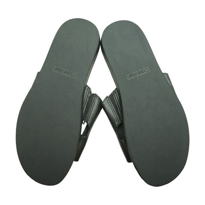 Black Casual Slide Sandals