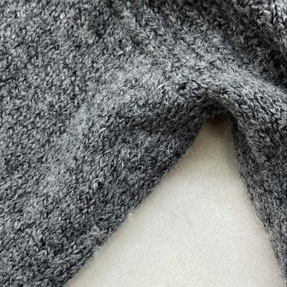 Gray V-Neck Sweater