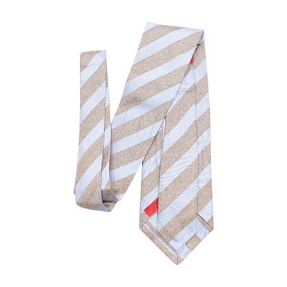Gray Striped Neck Tie