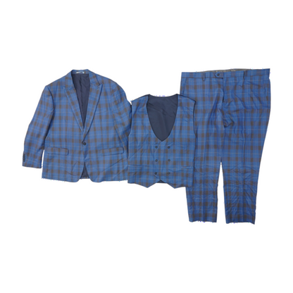 Blue Plaid Suit
