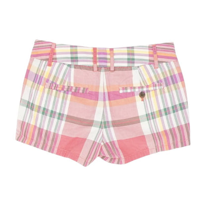 Multi Plaid Chino Shorts