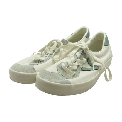 Beige Low Top Athletic Shoes