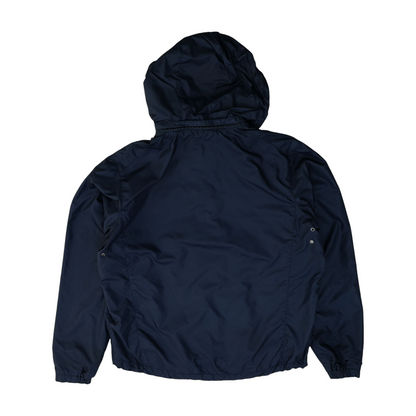 Navy Solid Rain Jacket