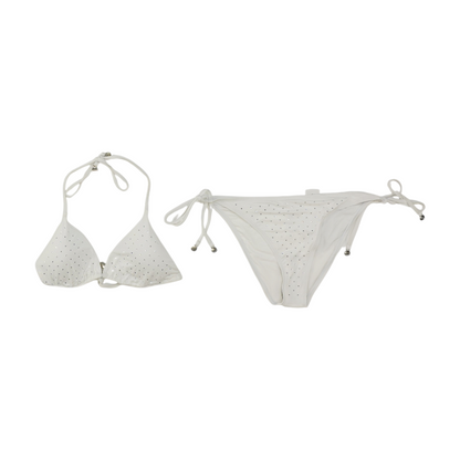 White Polka Dot Two-Piece