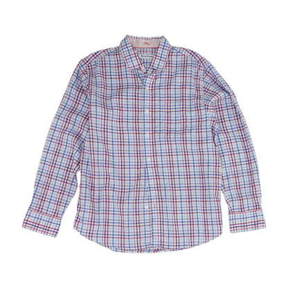 Multi Check Long Sleeve Button Down