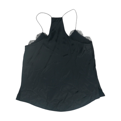 Black Solid Pajama Top