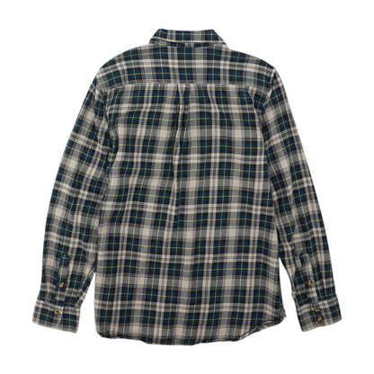 Blue Plaid Flannel Button Down