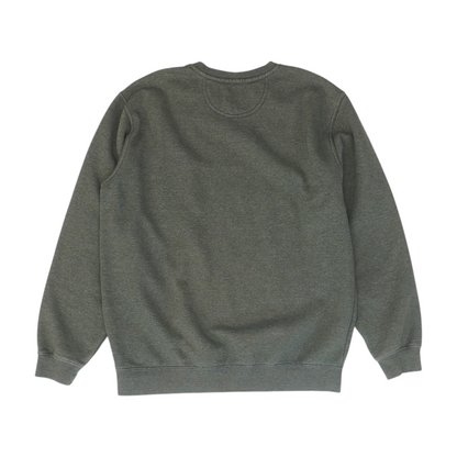 Gray Solid Sweatshirt Pullover
