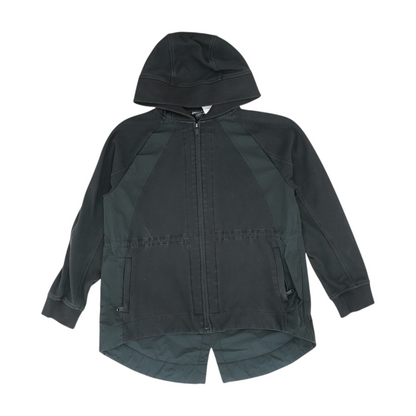 Black Solid Active Jacket
