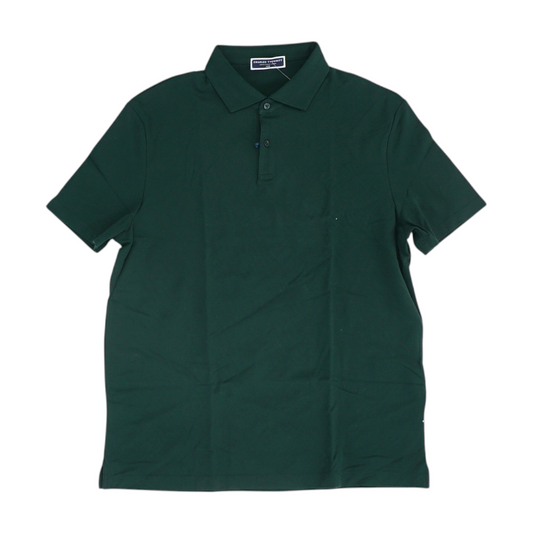 Green Solid Short Sleeve Polo