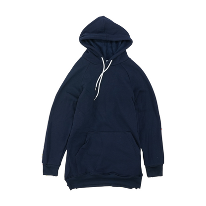 Navy Solid Hoodie Pullover