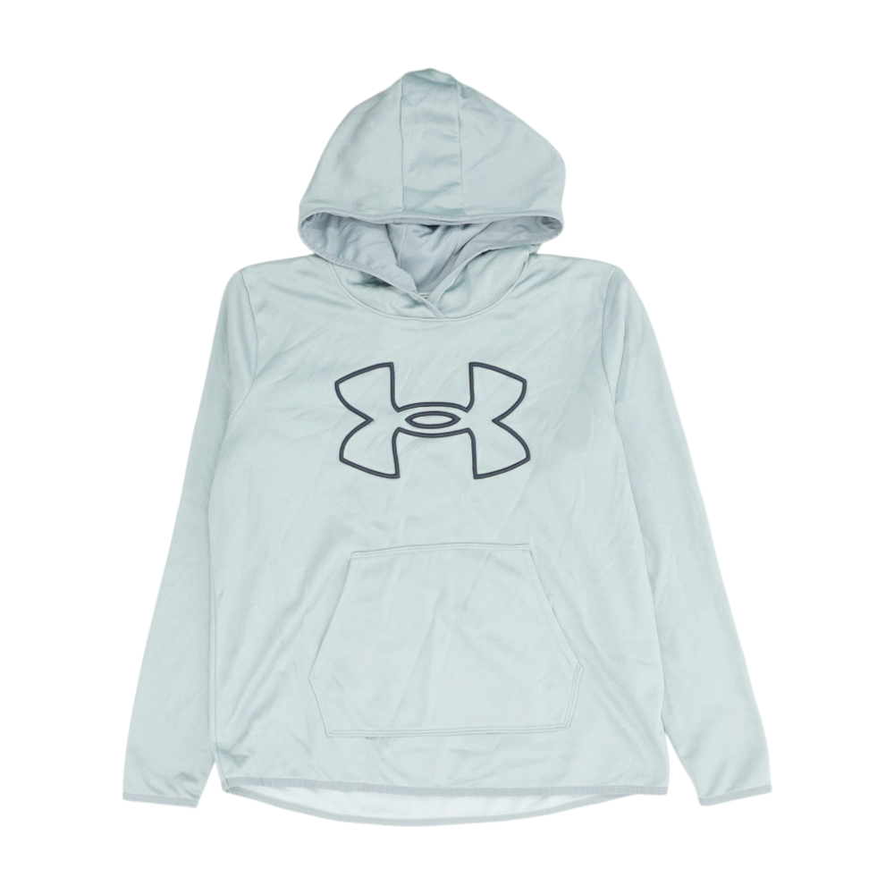 Gray Solid Hoodie Pullover