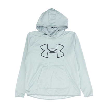Gray Solid Hoodie Pullover
