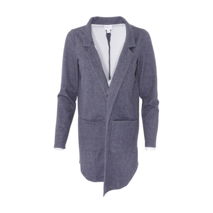 Gray Solid Blazer