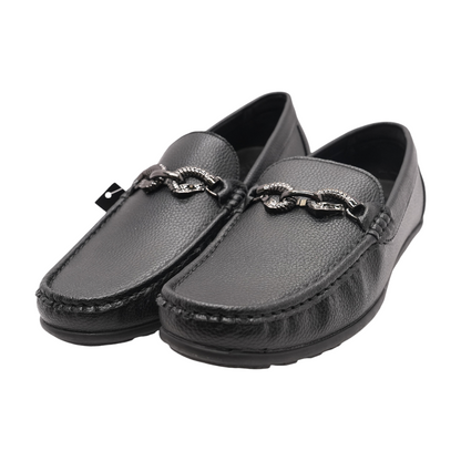Black Slip-On Dress Shoes
