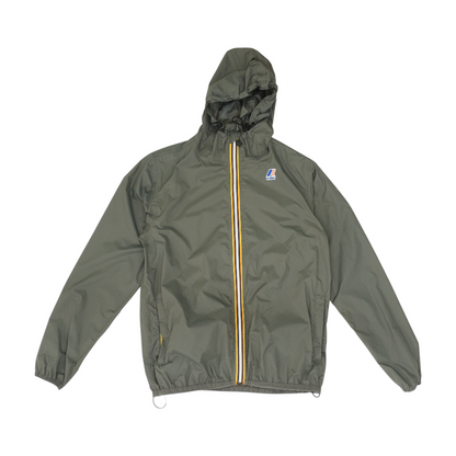 Gray Solid Rain Jacket