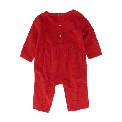 Red Long Sleeve One-Piece