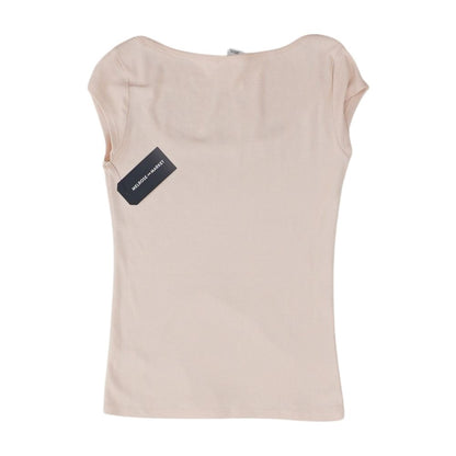 Pink Solid Knit Top