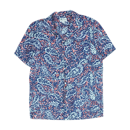 Multi Print Short Sleeve Button Down