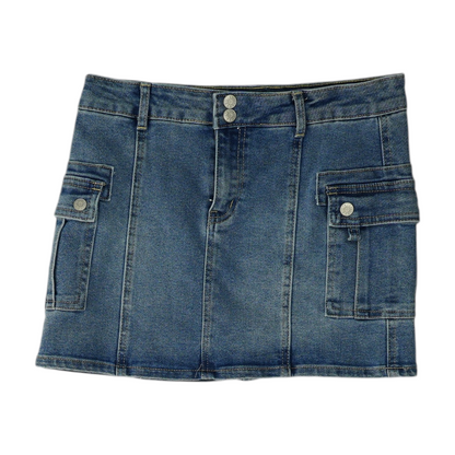 Blue Mini Skort