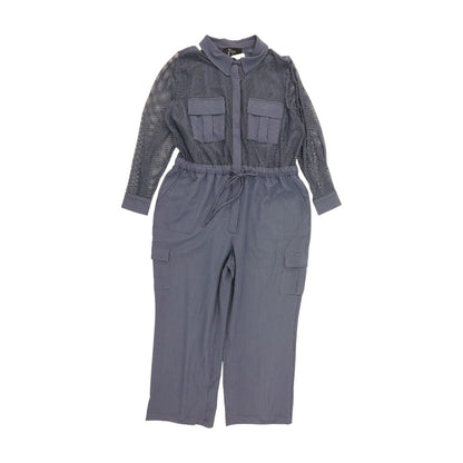 Indigo Solid Jumpsuit