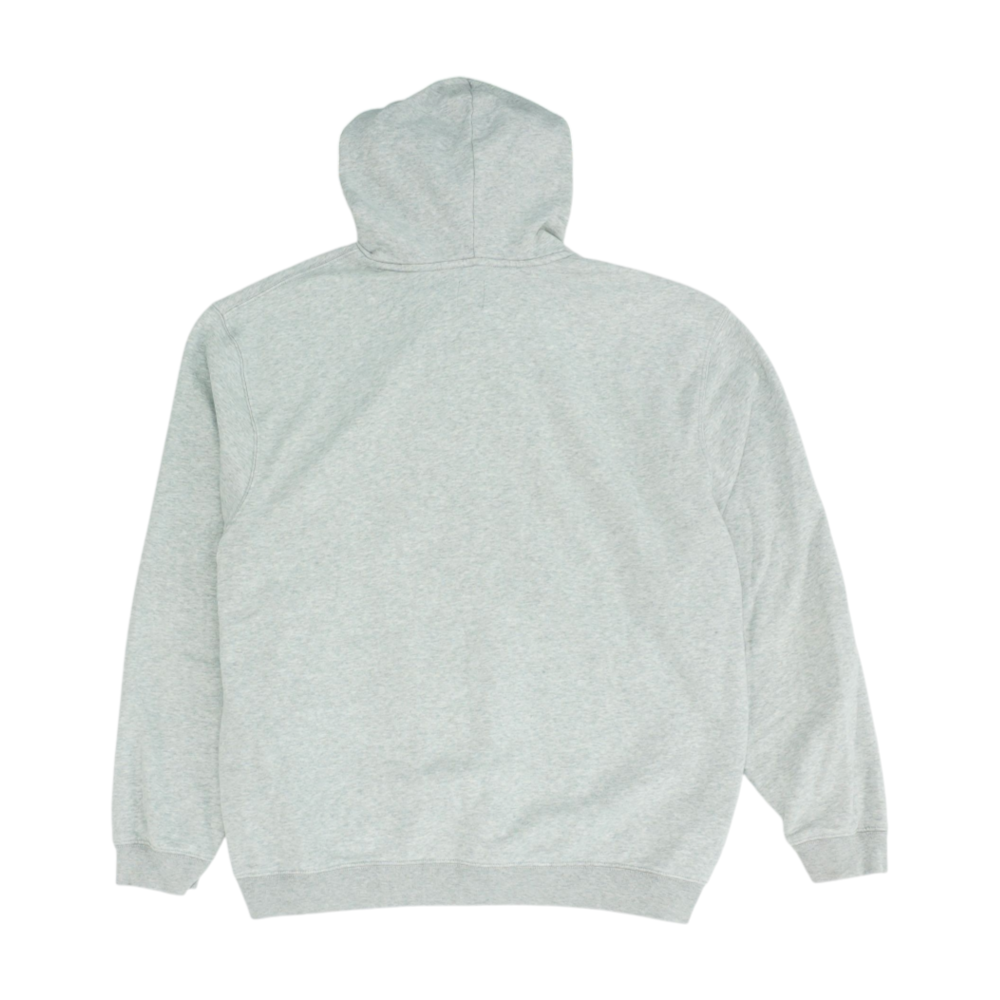 Gray Solid Hoodie Pullover