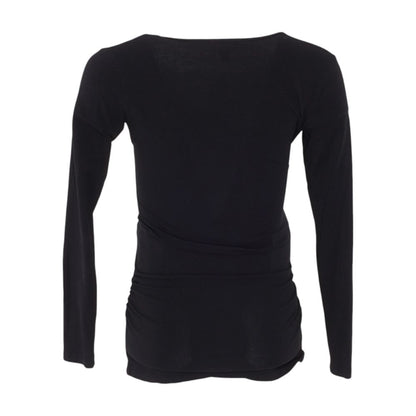 Black Maternity Crewneck T-Shirt