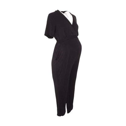 Black Maternity Jumpsuit