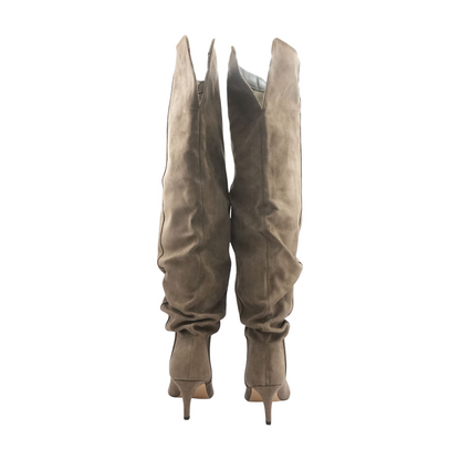 Brown Over-the-Knee Boots