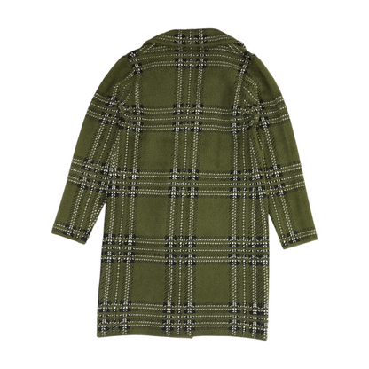 Green Plaid Coat