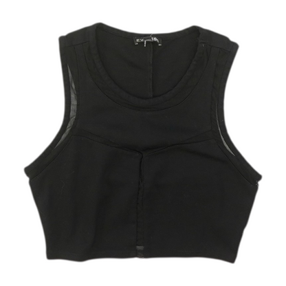 Black Cropped Blouse