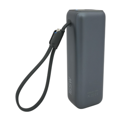 25K 165W Power Bank With Built-in and Retractable Cables