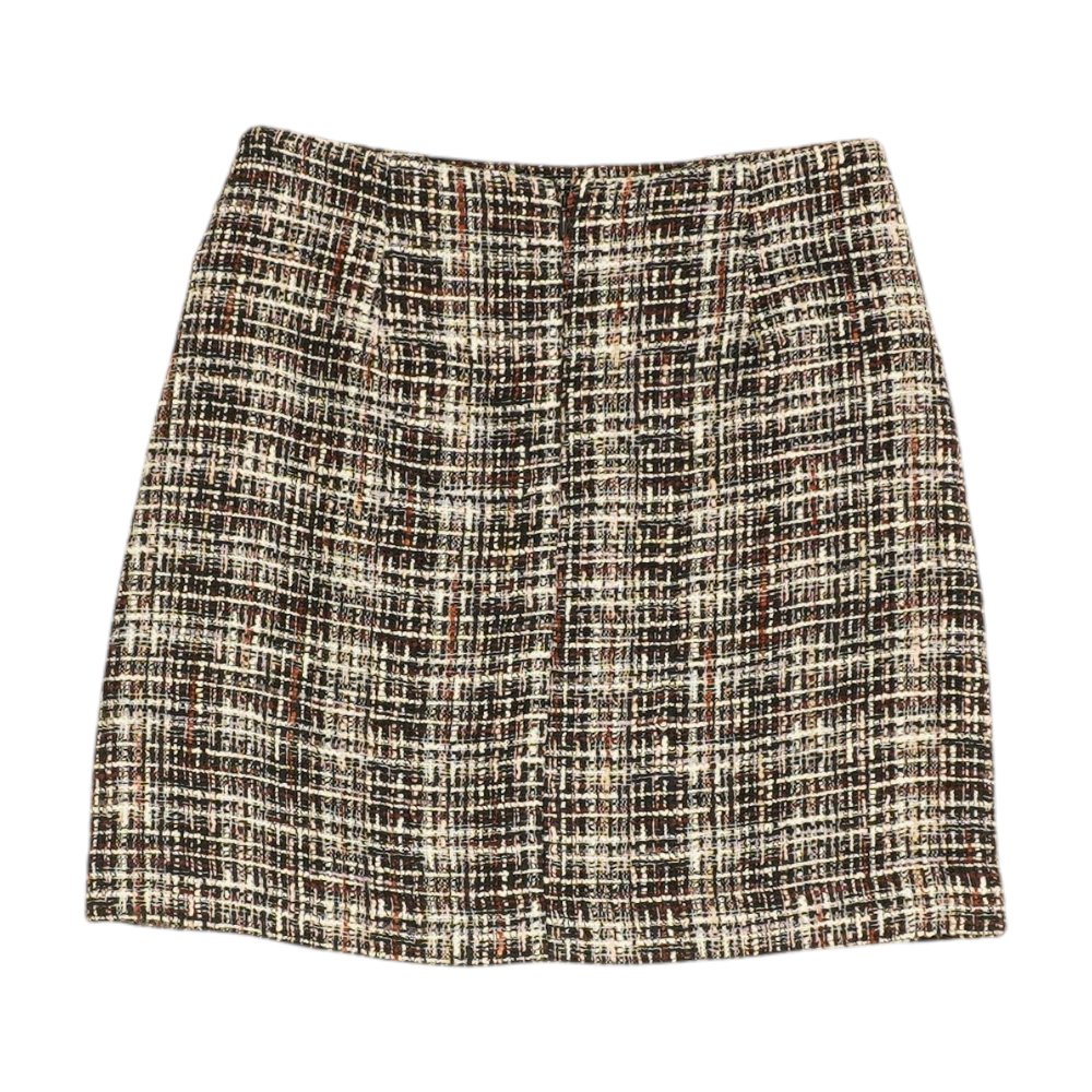 Multi Petite Plaid Mini Skirt