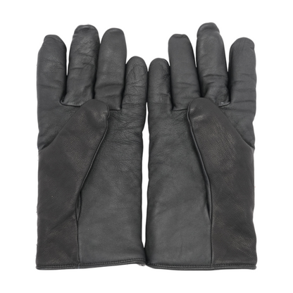 Black Leather Gloves
