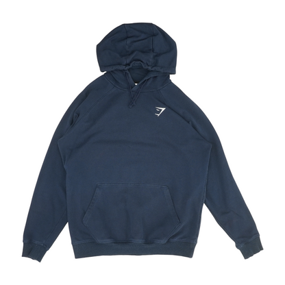 Navy Solid Hoodie Pullover