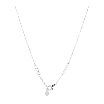 5/8 ctw Sterling Silver Moissanite Pendant Necklace