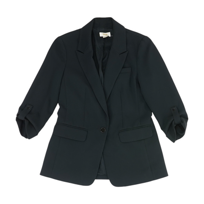 Black Solid Blazer