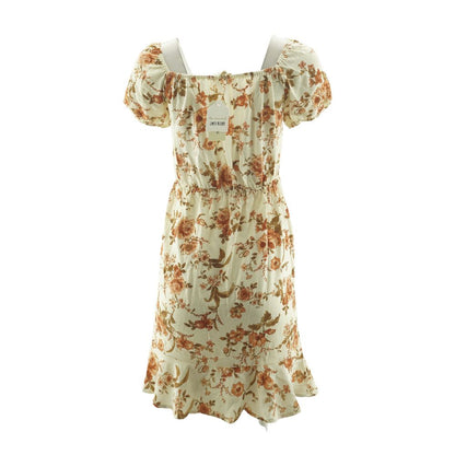 Ivory Floral Mini Dress