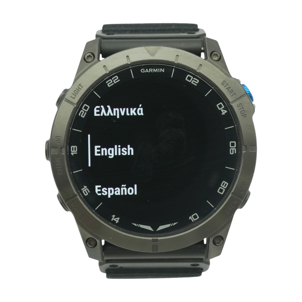 50mm D2 Mach 1 Pro Black Smartwatch Black Band M/L