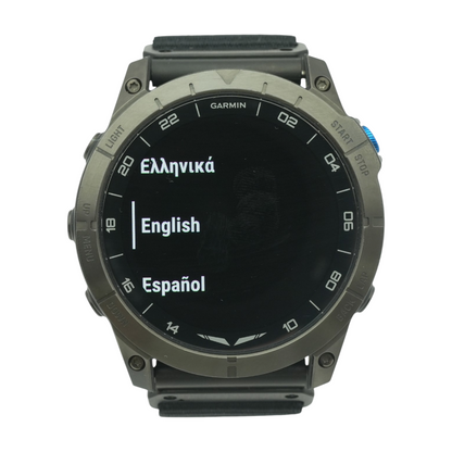 50mm D2 Mach 1 Pro Black Smartwatch Black Band M/L