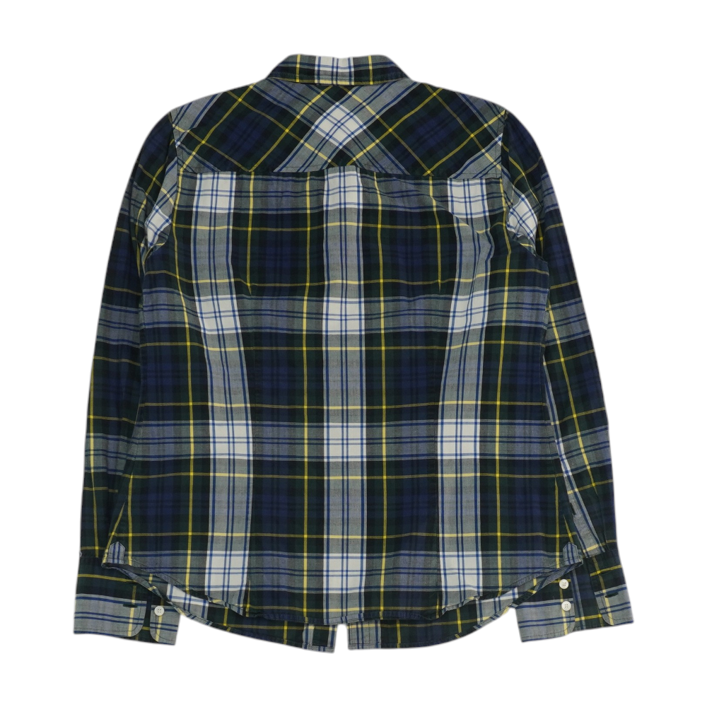 Multi Plaid Button Down