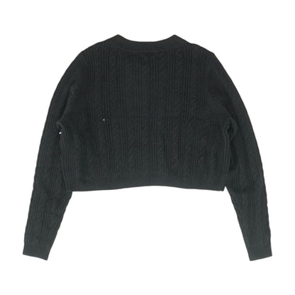Black Cardigan Sweater