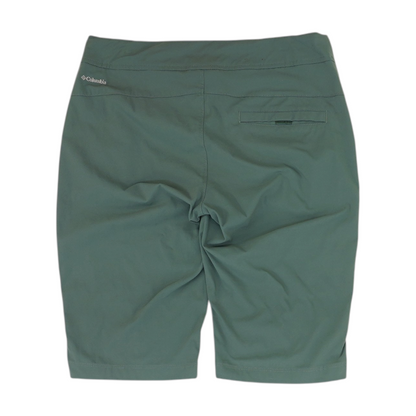 Green Solid Active Shorts