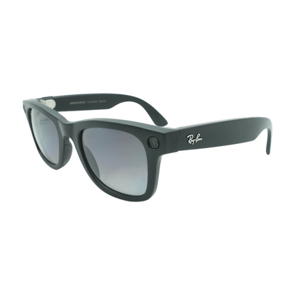 Black Meta Wayfarer Smart Glasses