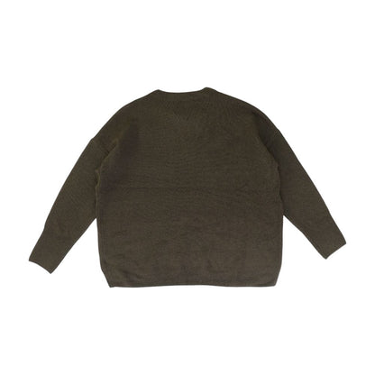 Brown V-Neck Sweater