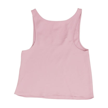 Purple Solid Sleeveless Blouse