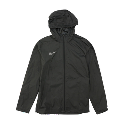 Black Solid Rain Jacket