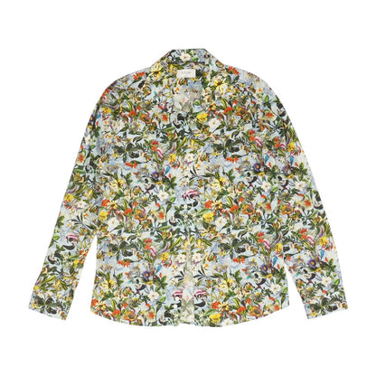 Multi Tropical Long Sleeve Button Down